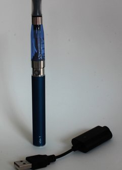 mat blauw